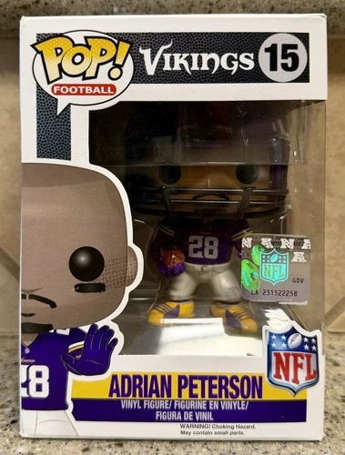 Funko Pop NFL Minnesota Vikings Adrian Peterson #15 Vinyl Figurine