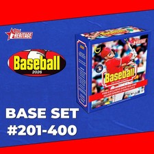 2026 Topps Heritage Baseball Singles (#201-400) Pick Your Cards Complete The Set