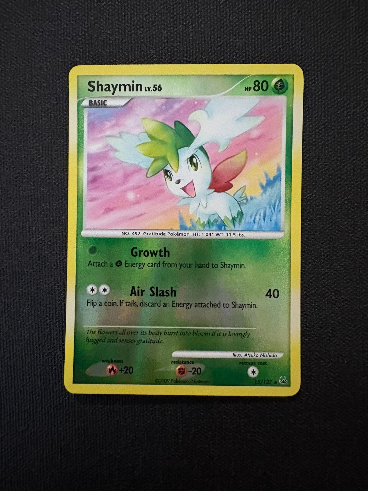 Pokemon - Shaymin 15/127 Platinum Reverse Holo - LP