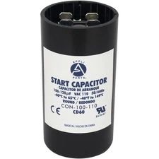 Universal Start Capacitor 1 4 Male Quick Connect 110 125VAC 20Tolerance 2 3 4H