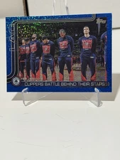2025-26 Topps LA Way Clippers Battle Behind Stars Team Logo Color Border #292