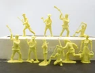 Marx Reissue 45mm and 54mm  Pioneers & Indian 10 Figures 7 Different
