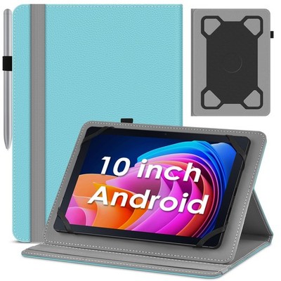Universal 10 Inch Tablet Case,10.1 Inch Android Tablet Cover, Protective Foli...