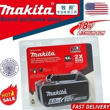 Makita 18V LXT Lithium-Ion 6.0 Ah Battery- BL 1860B -NEW FREE USA SHIP