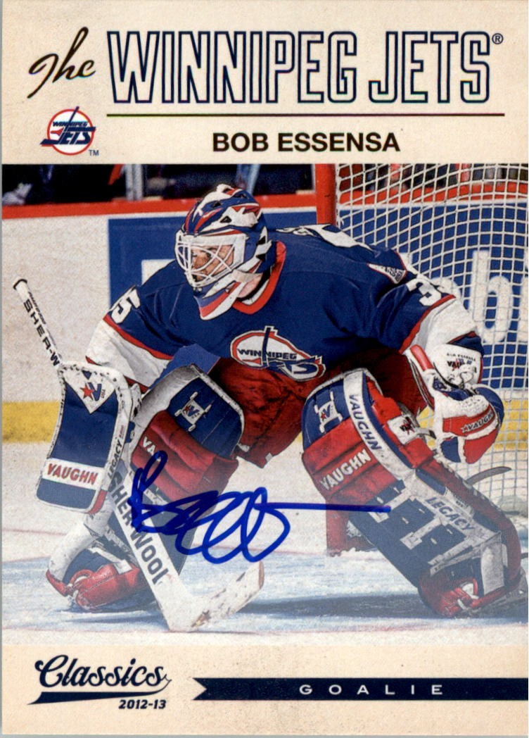 2012-13 Classics Signatures Autographs #191 Bob Essensa Auto - HKY