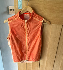 Rapha Cycling Windstopper Gilet Lightweight Full Zip Orange/Beige S