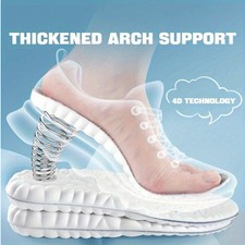 Insoles for Shoes - 4D Orthotic Support Inserts for Men Women, All-Day Comfort