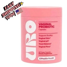 URO O Positiv Vaginal Probiotics 60 Count for Women PH Balance with Prebiotics