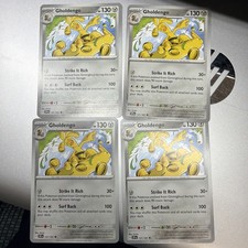Gholdengo 131/191 x4 4x Carta Pokémon 2024 Scintille Sorgenti Playset