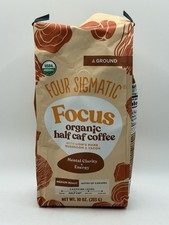 Four Sigmatic Focus Organic Coffee   10oz Ground with Lion  s Mane  Chaga