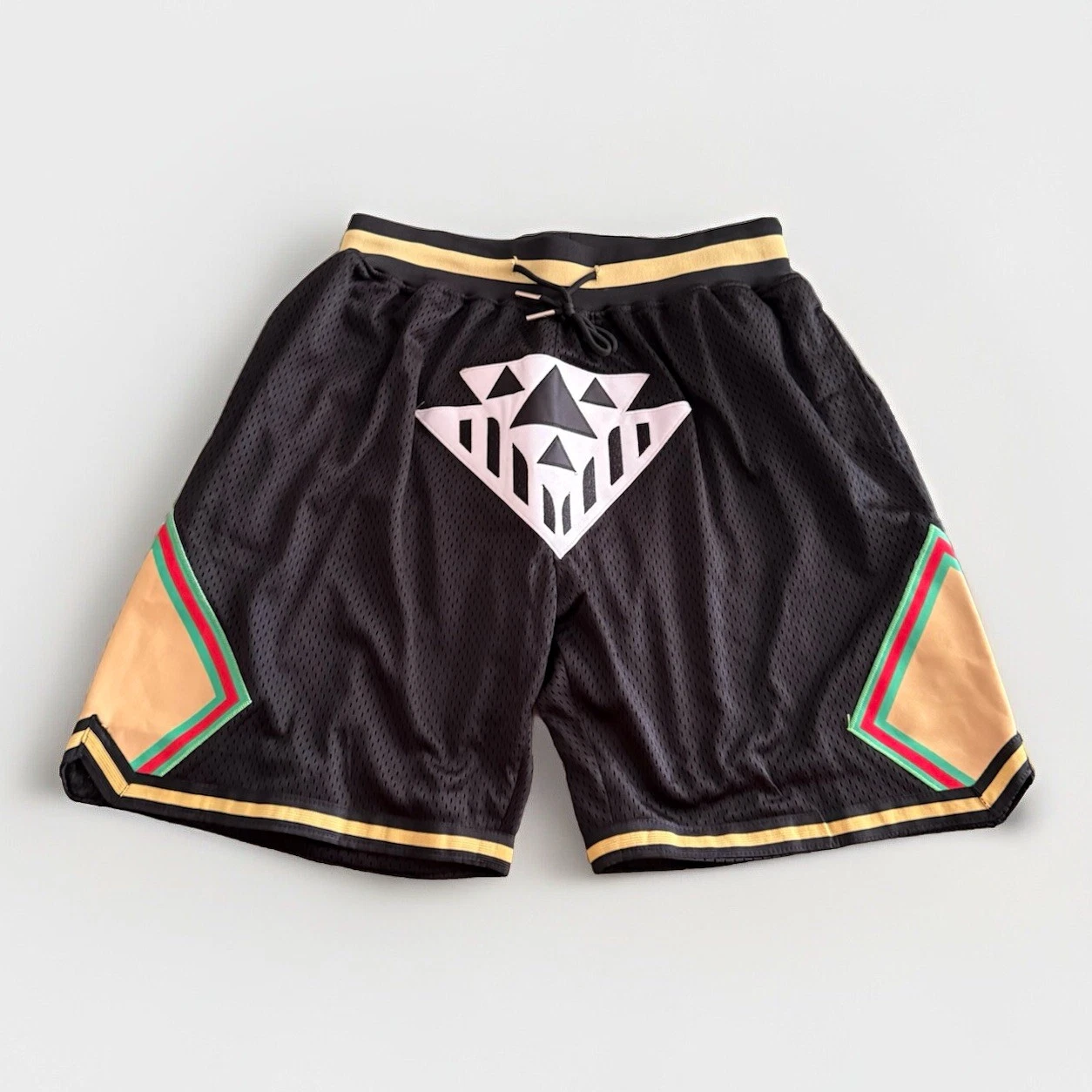 Headgear Classics TISA TI$A Mens Basketball Shorts Medium M NWT Black Gold New