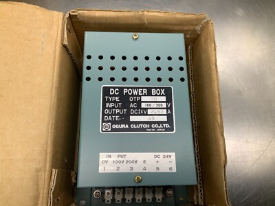 Ogura Clutch Co OTP70 DC Power Box 100/200vac, 24vdc Output