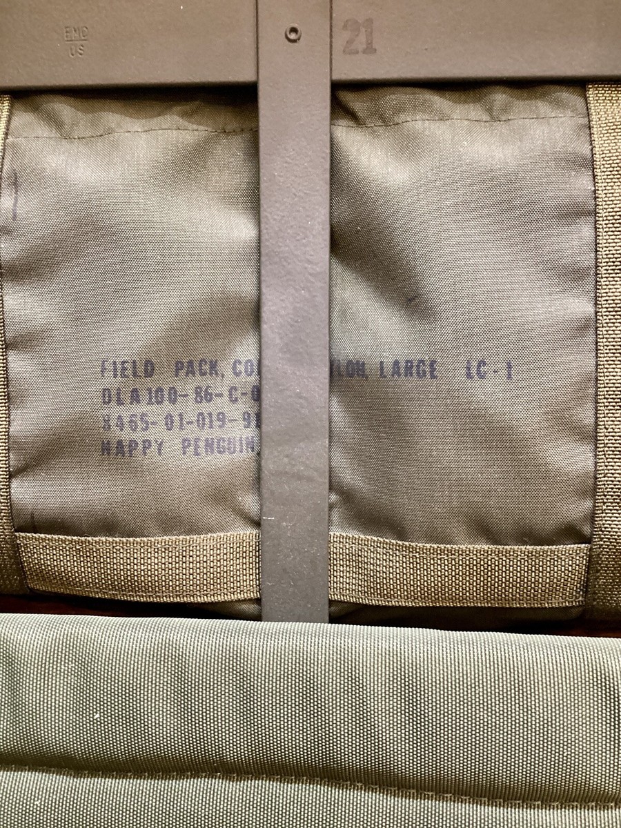 US Army Military Alice LC-1 Large Combat Field Pack w/ Frame