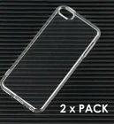 iPod Touch 5th 6th & 7th Generation - 2 Pack Soft Silicone TPU Rubber Clear Case