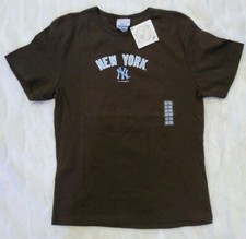 MLB Genuine Merchandise New York Yankees Youth Girls T-Shirt Sz L New With Tag