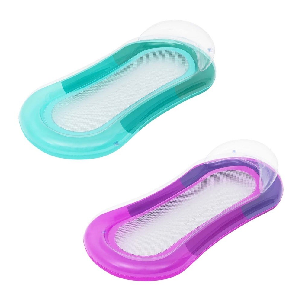 Colchón Hinchable Con Red Bestway Comfort Y Frescura En Piscina O Un Mar