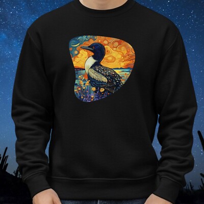 Seetaucher Van Gogh Sweatshirt Kuschelig und Perfekt für jeden Anlass Sbis4XL