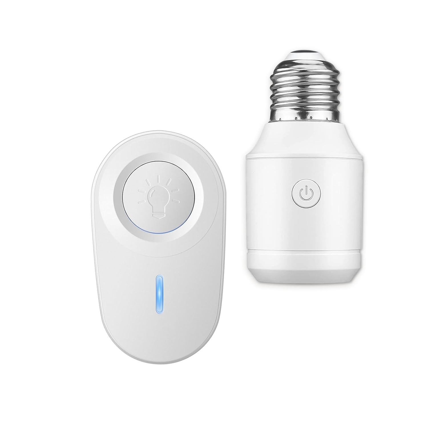 Remote Control Light Socket E26/E27 Bulb Base Holder, Wireless Light Switch for