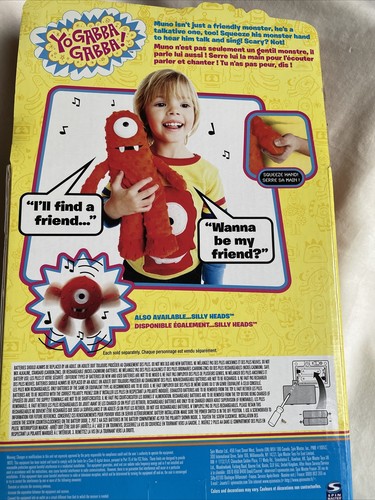 Yo Gabba Gabba Muño Talks Canta Rojo Un Ojo Monstruo Peluche Spin Master Nuevo T - Imagen 4 de 10