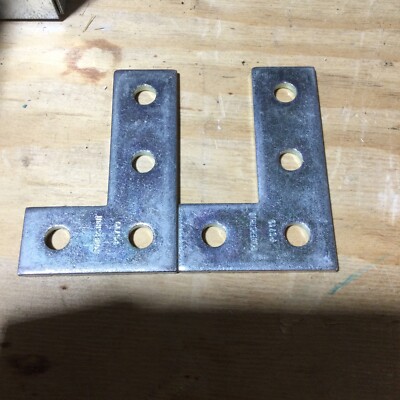Powerstrut PS719 4 hole angle flat plate Lot Of 4 new | eBay