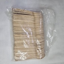 2 packs of 100/pack Small Wooden Dessert Sample Spoons Disposable Cutlery Crafts