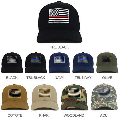 Ripstop Tear and Rip Resistant American Flag Embroidered Baseball Cap - FREESHIP