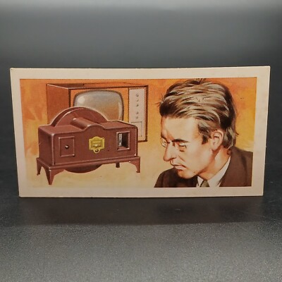1960's Brooke Bonds Famous People #36 JOHN LOGIE BAIRD Vintage Trade Card