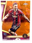 Bartosz Slisz 2024 Topps Chrome Sapphire Edition MLS Orange /25 Atanta RC