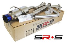 Srs Stainless Steel Catback Exhaust For 97-01 Honda Prelude Type Sh 98 99 Burnt