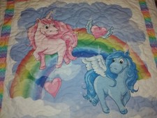 Unicorn baby quilt