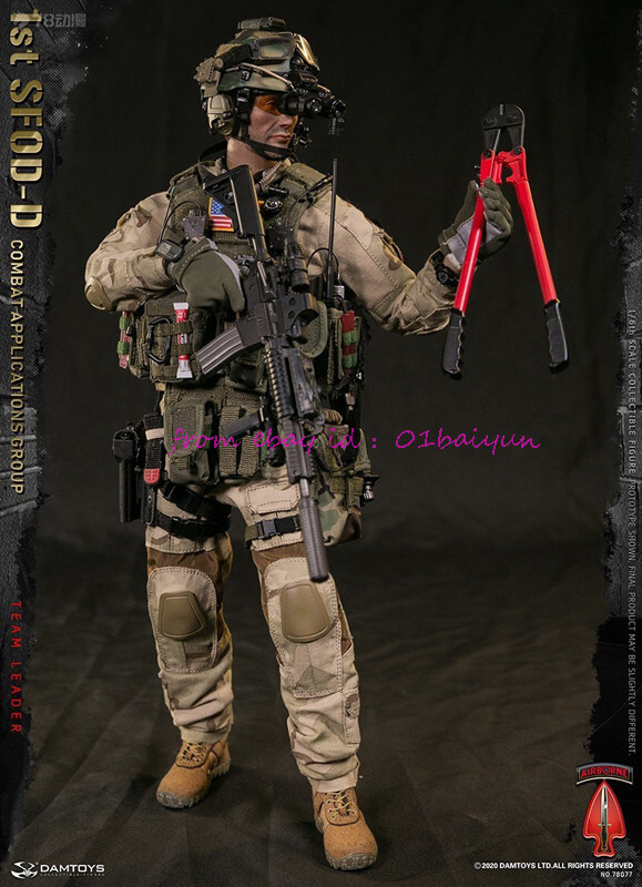 DAMTOYS 1/6 1st SFOD-D デルタ作戦 78077 Damtoys Dam78077 1/6 1st Sfod-D Combat Applications Group