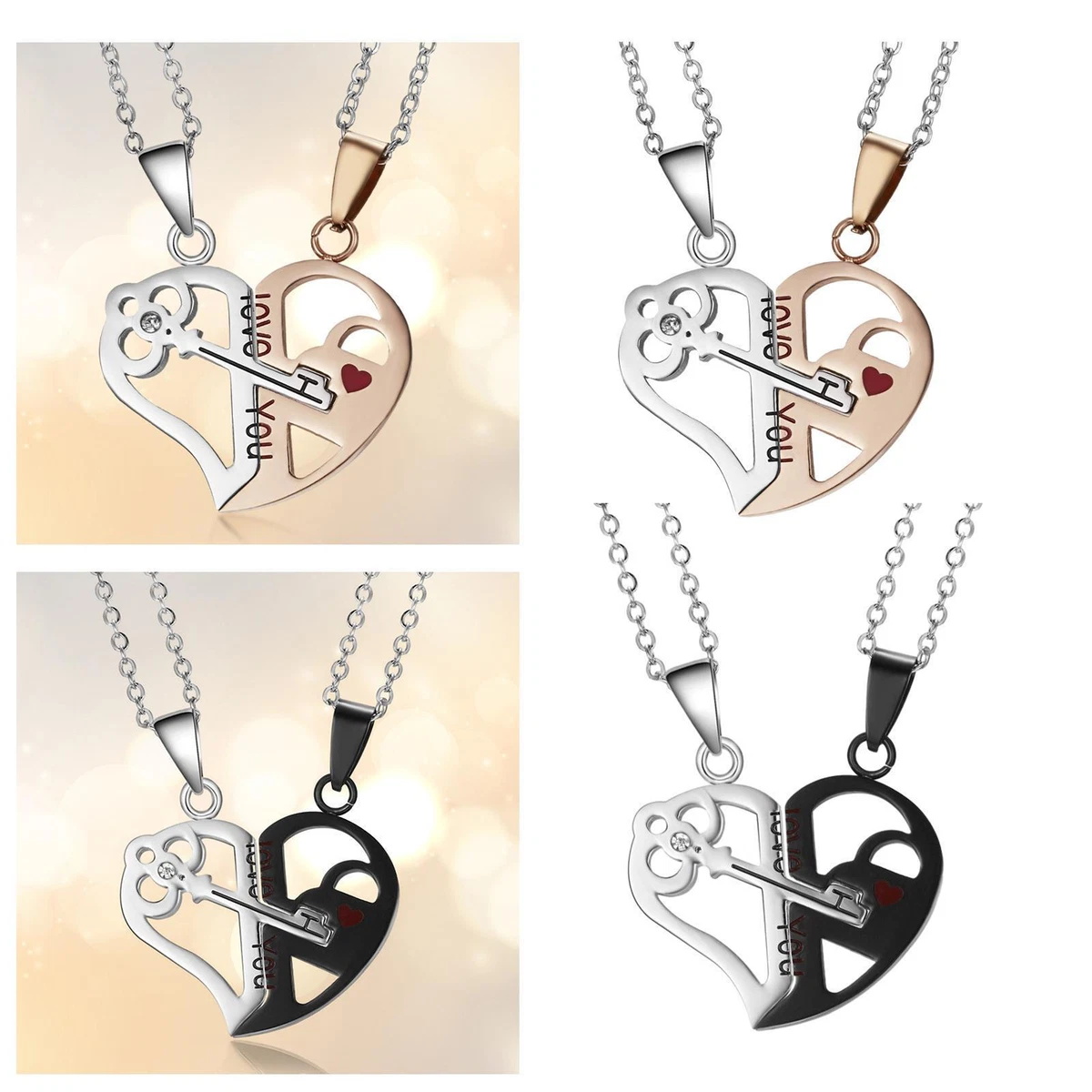 Simple couple necklace discount