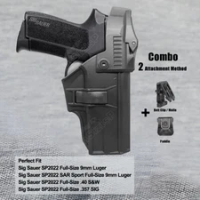 Level 3 Duty Holster For Sig Sauer SP2022 9mm .40 S&W .357 SIG Full Size Pistol