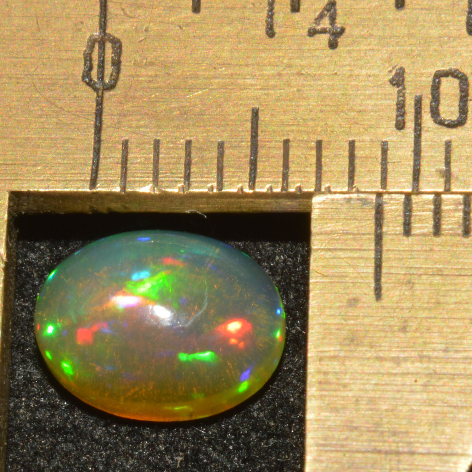 Äthiopischer Feuer Opal Natürlich Edelsteine Oval Uni 0.85Ct 6x7.8mm | eBay