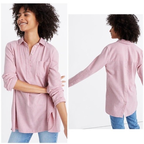 madewell button back shirt