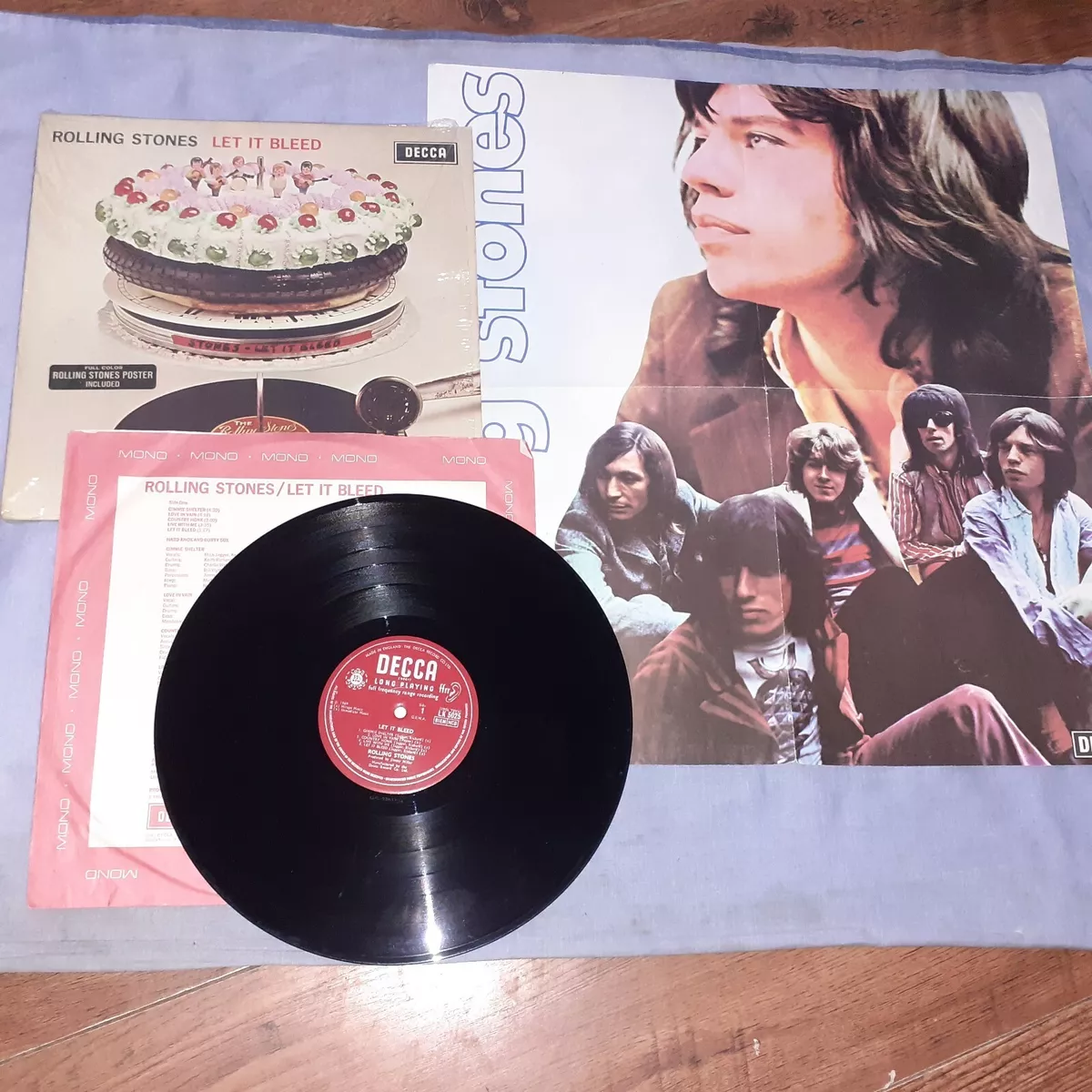 THE ROLLING STONES- Let It Bleed- 1968-FIRST UK MONO PRESS (SHRINK