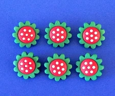 Dress It Up Buttons Holiday Blooms Christmas Jesse James Embellishments Shank