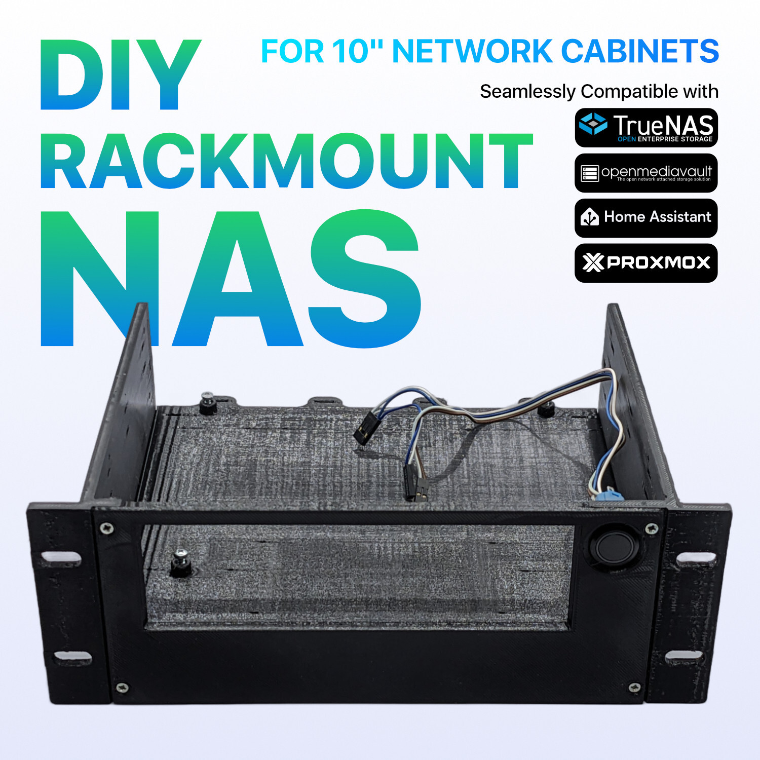 Châssis Serveur DIY 2U avec Ventilation Optimisée pour Mini-ITX et Baie 10"