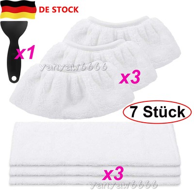 7Stk Für Kärcher Easyfix SC1 SC2 SC3 SC4 SC5 Dampf Reiniger Boden Tuch Pads Mop