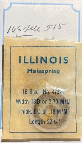 ILLINOIS MAINSPRINGS: Steel & Alloy (Multi-Listings) Pocket & Wrist Watch - 第 14/53 張圖片