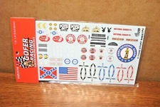GOFER RACING DECALS #11042 STUFF SHEET #4 1/24-1/25 SCALE