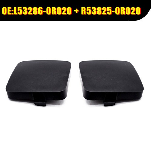2x Left+Right Front Bumper Tow Hooks Eye Cover Cap for Toyota RAV4 2009-2012 - Imagen 5 de 12