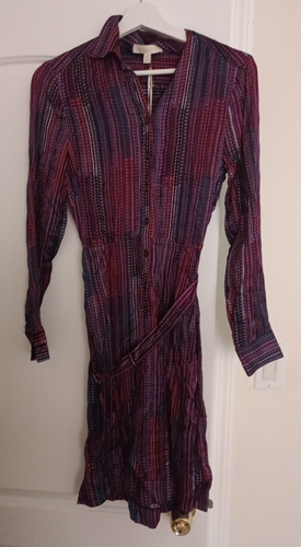 Etcetera Dress With Belt Multicolor Size 0 /e11