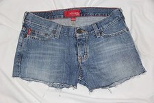 Womens Hollister Blue Jean Short Shorts Size 3