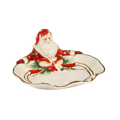 Goebel Weihnachtsmann Figur - 25 Cm Santa Und König Des Waldes
