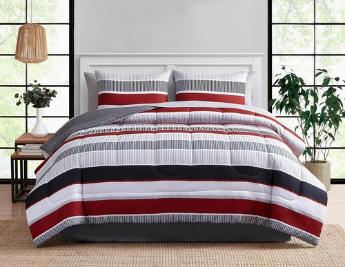 Bedding Comforter Sets Full Size Red 
