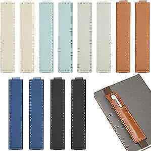  12 Pcs Elastic Notebook Band Holders PU Leather Adjustable Pen Sleeve Pouch  - Afbeelding 1 van 8