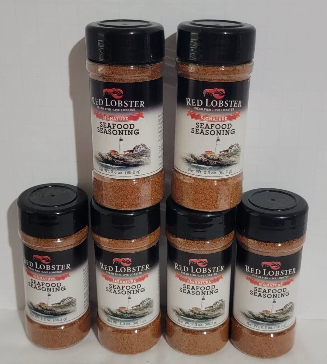 6 X Red Lobster Signature Seafood Seasoning 2.3 Oz Each Cooking Spices  Kitchen