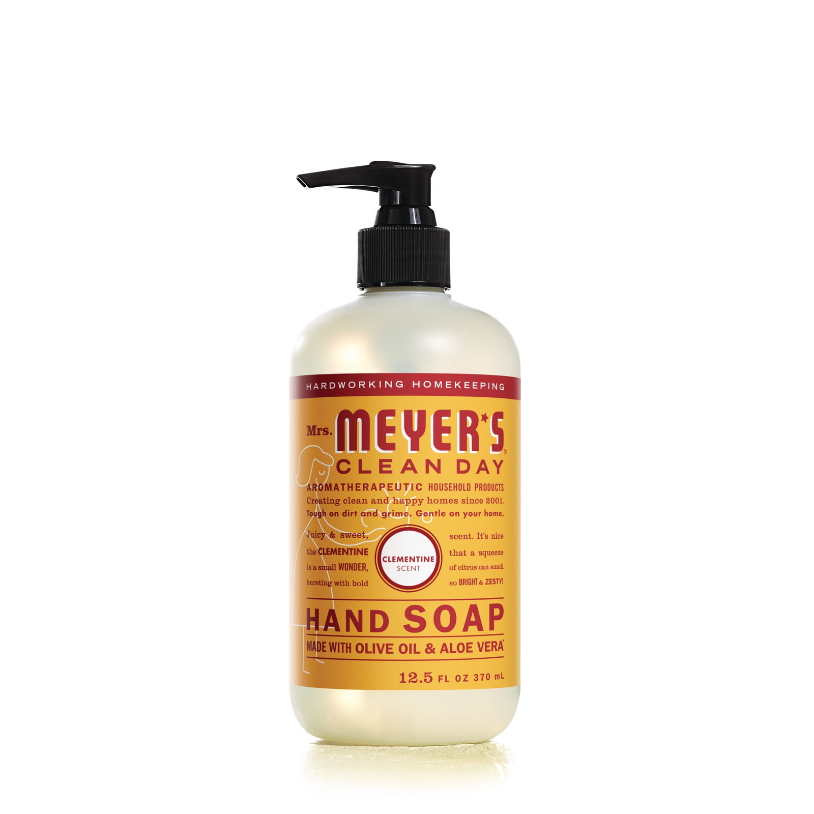 Mrs. Meyer's Clean Day Liquid Hand Soap, Clementine Scent, 12.5 fl oz