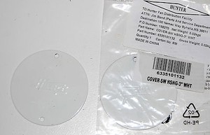 Hunter Antique Vintage Ceiling Fan Original New Parts 2 New End